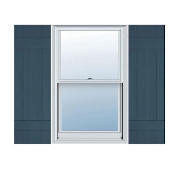 Ekena Millwork Mid-America Vinyl, TailorMade Four Board Joined (2 Batten), Board-n-Batten Shutters, J41449036, PR J41449036 - main